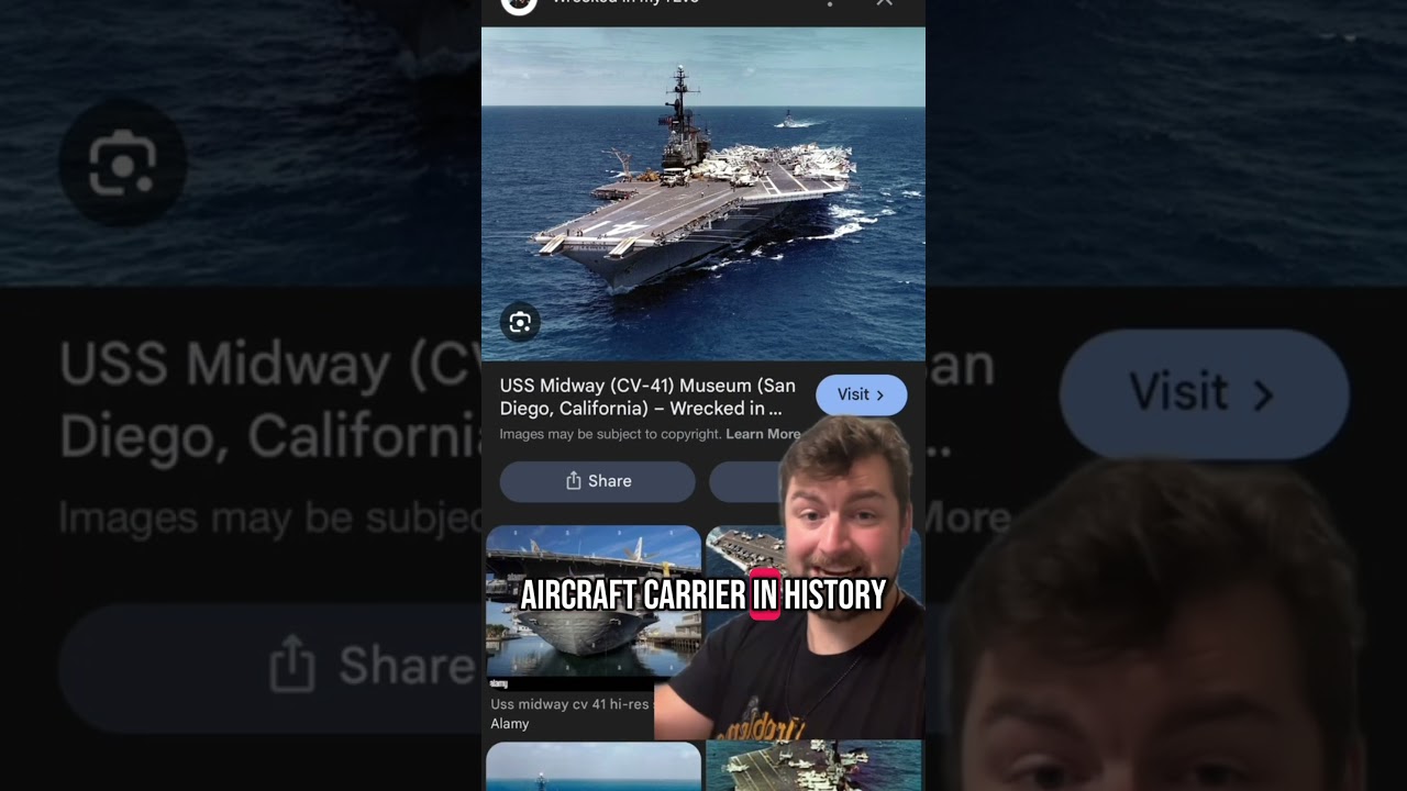 Ship CRASHES into us aircraft carrier 
