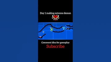 day 1 making extreme demon #gd #shorts