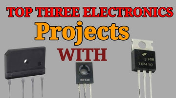 Top 3 Electronics Projects Using TIP41C BD140 &Bridge Rectifier |@Shaktitechshakti
