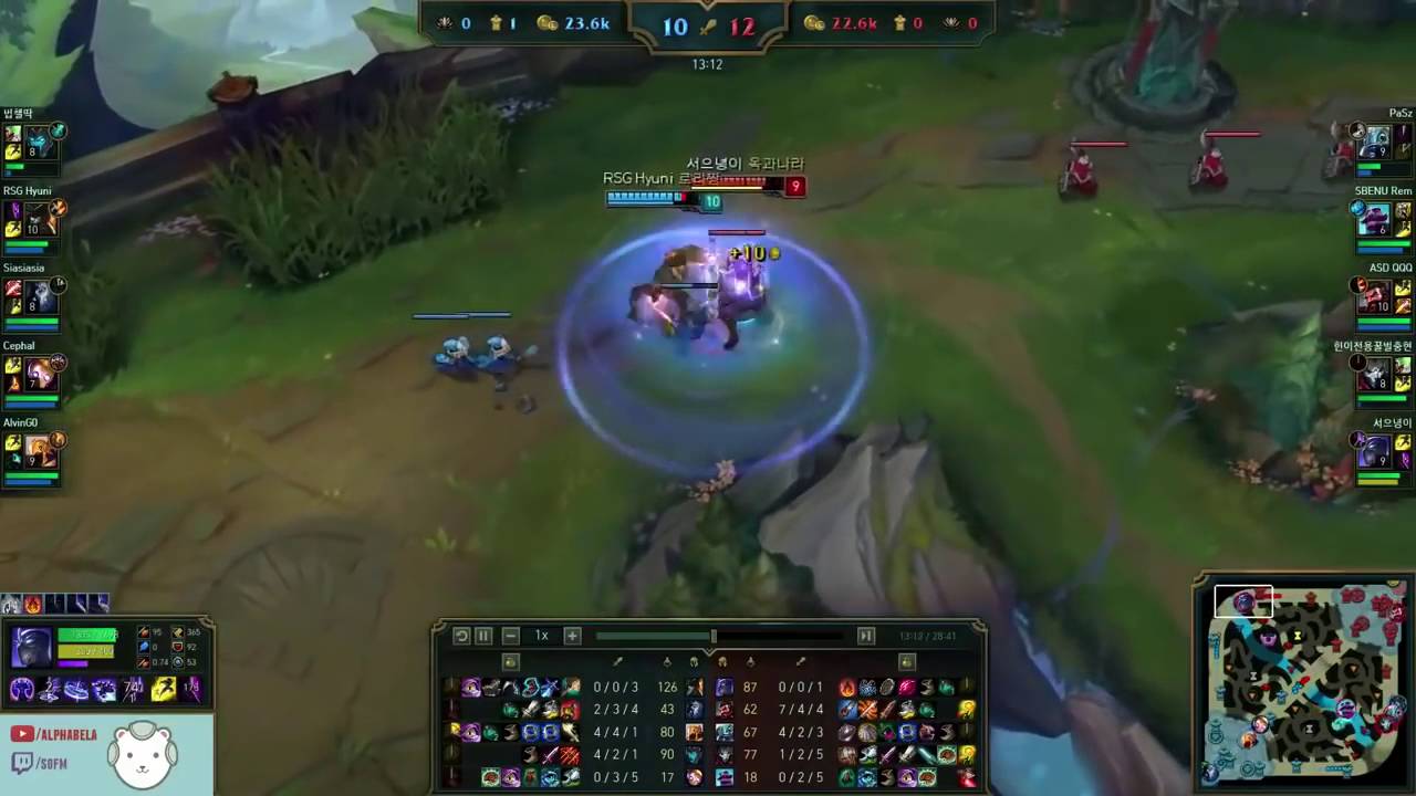 Sofm Stream Rank Han 4 trận ngày 14/5/2016 | Sofm Top 55 Thách Đấu Hàn