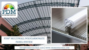 PDM MULTIWALL U-LOCK POLYCARBONATE PANEL SYSTEM