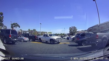 Hit-and-run in parking lot