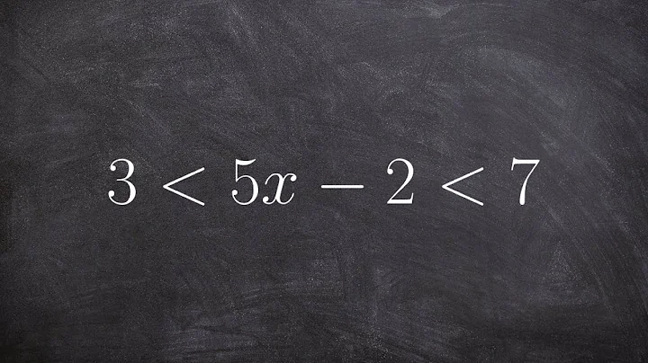 Learn how to solve a compound inequality by separating into two inequalities