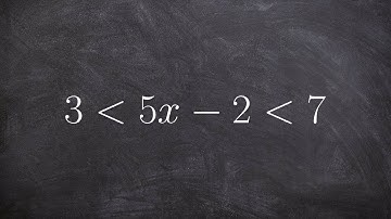 Learn how to solve a compound inequality by separating into two inequalities
