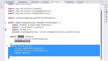 Tutorial 1 Struts2 Spring JPA Hibernate Catalogue Produits22 04 14 M Youssfi