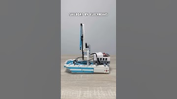 Sailboat ⛵️ from Nezha Ocean Kit by Elecfreaks #robotics #creative #stem #lego #toys #amazing