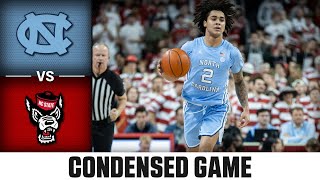 North Carolina vs. NC State Condensed Game | 2023-24 ACC Men’s Basketball