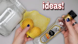 : I Combined a Glass Jar and a Glass Bottle! 5 Amazing Glass Jar Ideas 