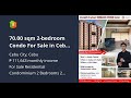 7000 sqm 2bedroom condo for sale in cebu city cebu