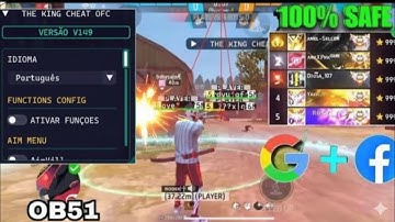 📗 THE KING CHEAT V149 | OB51 UPDATE NEW✅ FREE AIMKILL MOD MENU APK CS / BR RANK ✅ | ANTIBAN |