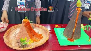 Volcanic eruption #englishmediumschool #indomoonpublicschool #creativelearning #scienceproject