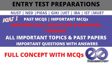 The Binomial Theorem & Binomial Expansion | Important MCQs and Questions | ECAT Preparations