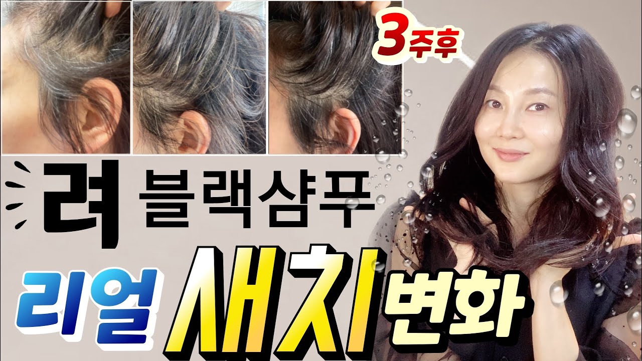 염색샴푸를 찾으신다면! 흰머리커버샴푸, 블랙샴푸 2주차 후기가 나옵니다. 흰머리 관리는 정말 잘하시네요.