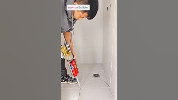 How to Create Amazing Grout Lines on Tiles | tile grouting tools | #tilegrout #satisfying #shorts