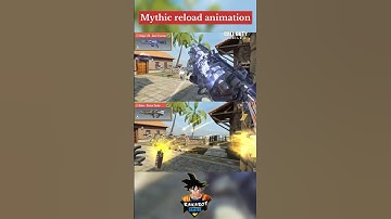Reload animation mythic oden vs HOLGER 26 #codm #callofduty #codmtamil #shorts #callofdutymobile