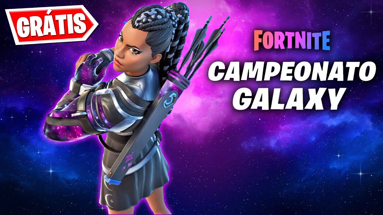 NOVA SKIN DE GRAÇA NO FORTNITE - Campeonato Galaxy 3 - YouTube