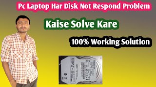 how to fix computer laptop hard disk not responding - hard disk not detected not initialized 2021