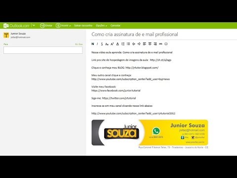 Video aula do Corel Draw: Como criar assinatura de e-mail profissional
