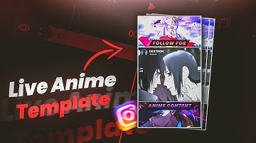 How To Make Live Anime Reel Template On Andriod | Full Tutorial