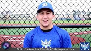 Chris Pascali College Showcase Baseball Video