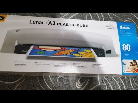 Fellowes Lunar A3 and A4 Personal Laminator - Using and Testing