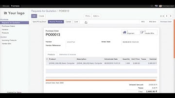 How to Setup Two Levels of Approval for Purchase Orders in Odoo