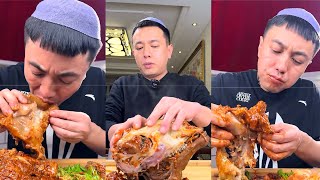Download Lagu Eating Lamb Meat - Chinese Food - Eating Show | foodie zx MP3