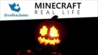 Minecraft Player Makes Real-Life Jack O'Lantern Based on Game's Pumpkins