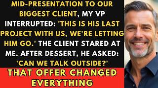 My VP Fired Me In Front Of Our Biggest Client   Then The Client Asked To See Me Alone