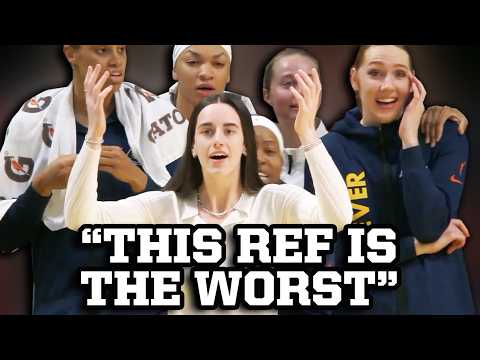 Caitlin Clark is angry because the referee won't let the game end, a breakdown