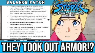 NEW Balance Patch Explained | Naruto Storm Connections