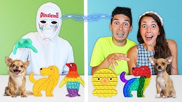 TELEPATIA CHALLENGE CON I POP IT CONTRO IL DOTTOR TIMOTI! *si scambiano i Fidget Pop it*