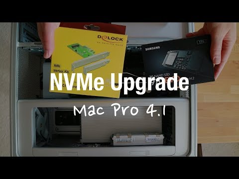 Mac Pro 4.1 and 5.1 Bootable NVMe SSD Upgrade (Mojave Fresh