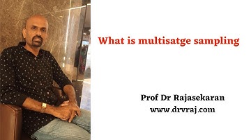 What is multistage sampling?