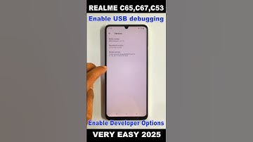 how to enable /developer options realme c65,c67,c53 || realme developer option on kaise kare 2025