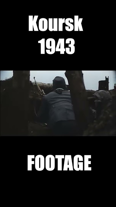Bataille de Koursk – 1943, en couleur #ww2  #footage  #battle