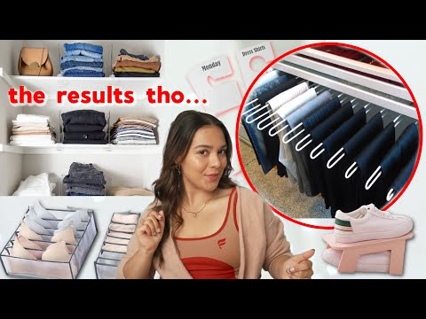 Top Closet Organization Hacks + Decluttering & Routines to STAY Organized!