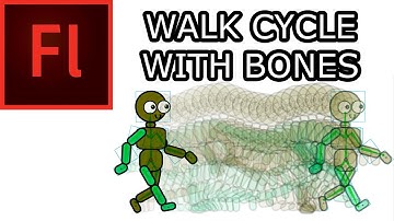 How To Create a Walk Cycle in Flash CS5: 002 - Creating a Walk Cycle with Bones