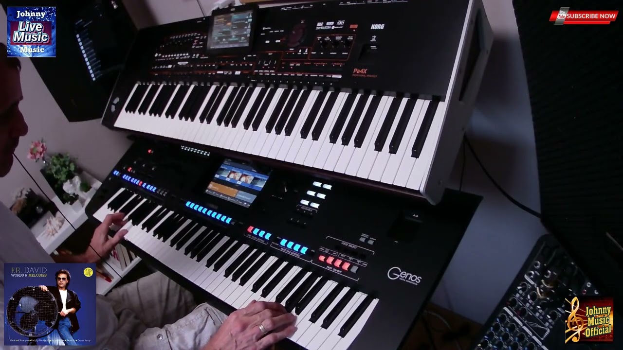 F.R. David – Words Don’t Come Easy | Yamaha Genos & Korg Pa4X Pro Live Cover by Johnny Music