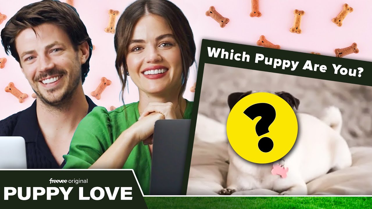 Lucy Hale & Grant Gustin Find Out Which Dog Breed They Really Are
