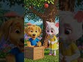 Cute 3D Animation for Kids: Learning Teamwork with Leo &amp; Mimi 🍎