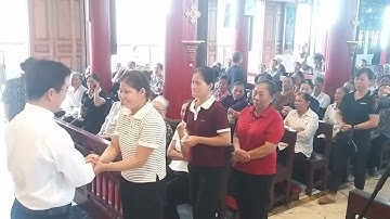 Giáo xứ Từ Châu xúc động chia tay Cha xứ.