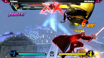 Curleh Mustache East 5 - UMVC3 - TA Moons vs BIFU Winrich