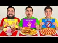 ONE HAND Vs TWO HANDS Vs NO HANDS EATING CHALLENGE 