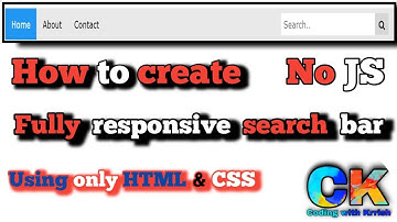 How to create Search bar using only HTML & CSS in just 10 minutes | Web development | 2021
