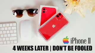 iPHONE 11 THE TRUTH | 4 WEEKS LATER