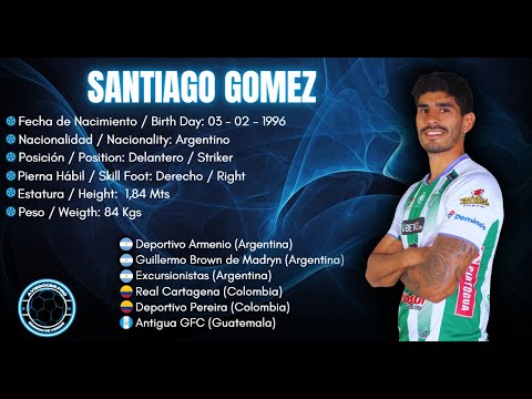 Santiago Gomez 14 Delantero Striker Antigua GFC 2024