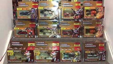 Transformers generation one gold classic misb collection G1 vintage complete Exclusive box Europe