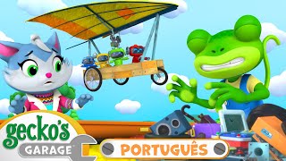 Gecko Constrói um Avião! | Melhores Episódios | Garagem do Gecko em Português | Desenhos Animados