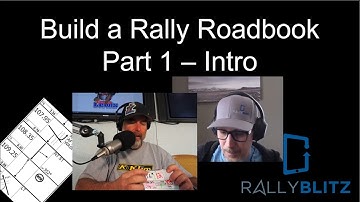 How to Build a Rally Roadbook Part 1 - Introduction with Jimmy Lewis